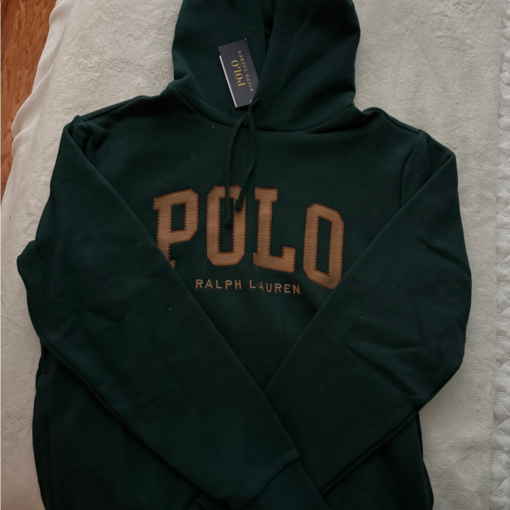 Polo by Ralph Lauren Men's Dark Green Hoodie